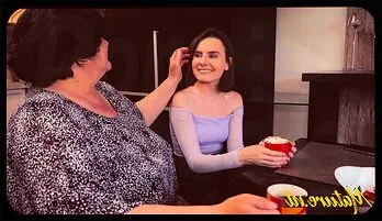 Curvy BBW MILF Edina Gets Her Ass Worshipped by Young Darcy Dark