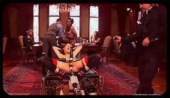 Belle Noire Dominates in Intense BDSM Orgy with Machines and Rough Submission