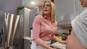 MILF Saleswoman Cory Chase Seduces Young Couple for Wild Threesome