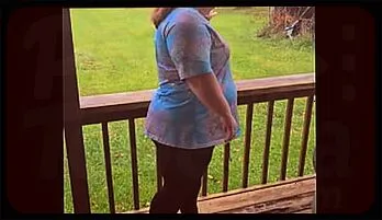 Curvy BBW MILF’s Unapologetic Outdoor Strip Tease