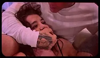 Boyfriend Whips Bound Girlfriend, Thrills Friend Threesome