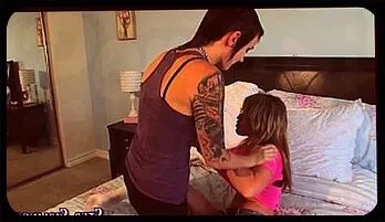 Tattooed Teen Seduces Shy Beauty in Intense Lesbian Fingering Session