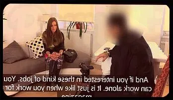 Creampied Waitress in Fake Agent Casting