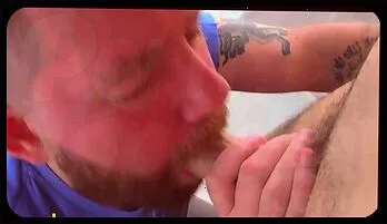 Kaleb DeWulf’s Fetish Debut: Hot Blowjob and Cum Play with Richard Lennox