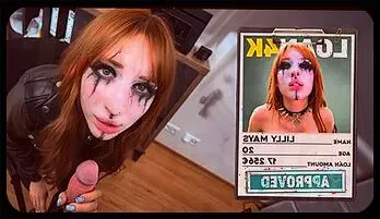 Goth Goddess Lilly Mays: A Fiery Office Fantasy