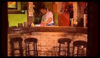 Karli Sweet - Young Busty Slut Gets Double Penetration and Cumshot in Mouth in a Pub Setting