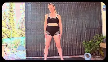 Busty Blonde MILF Keira's Private Workout Session