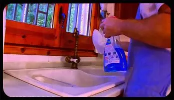 Blonde Bombshell Sylvie Castro Rides Hard on the Kitchen Floor