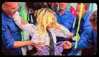 Minxx Marley’s Intense Security Team Encounter: Blonde Teen’s Ultimate Lesson