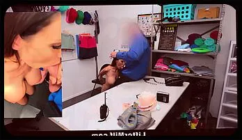 Busty MILF Busted Shoplifting & Seduced in Jewelry Store POV