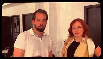 Charlie Dean’s Fiery Redhead Adventure with Norah Juliette in Prague Streets