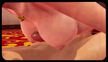 3D Anime Bunny Girl Pantyhose Blowjob Christmas Delight: Exquisite Tongue Licking Action