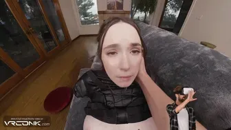 Horny Katniss Everdeen's Deepthroat Delight in Cosplay Parody