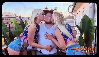 Steamy Threesome: Greta Foss & Vera Jarw Take on Mr. Texas