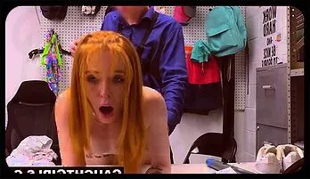 Ginger Madi Collins' Sultry Office Seduction