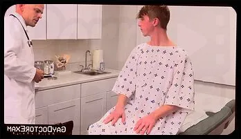 Twink Andrew Powers Gets a Naughty Exam from Hot Doctor Trent Summers