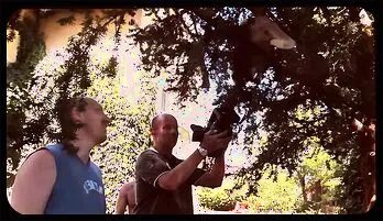 Blonde Teen Craves Threesome in the Garden with Sweet Cat and Denis Reed