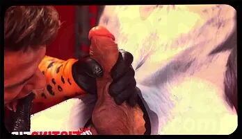 Archer Croft Deepthroats Tied Up Wolf Zac Snow in Sizzling 1080p Gay Porn