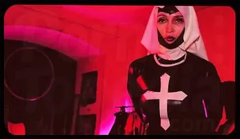 Mistress Eva Latex: Seductive Fetish Nun in Latex & Heels