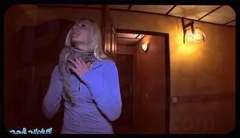 First Time Fun with Busty Blonde in Public