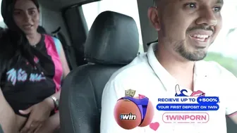 Naughty Taxi Encounter: Pregnant Beauty Gets Wild Ride!