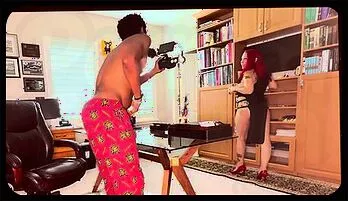 Kaida Kinks & Savvy G: Corporate Office Blowjob with Big Black Cock