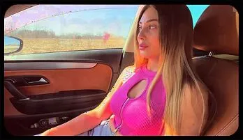 Wild Car Sex Adventure: Passionate MILF Gets Fucked on the Road