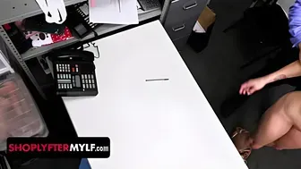 Blonde Shoplifter Gets Wildly Taken by a Seductive Loss Prevention Officer