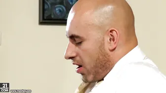 Naughty Maid Rachel Evans Gets Down & Dirty to Please Her Client